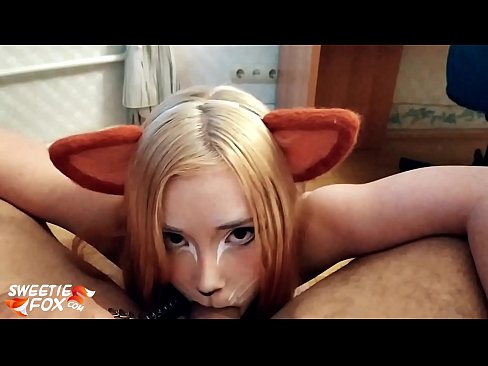 ❤️ Kitsune sluk piel en kom in haar mond ️❌ Fok by ons ☑